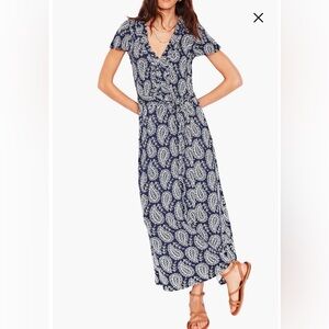 Boden Nicola  Paisley jersey Dress